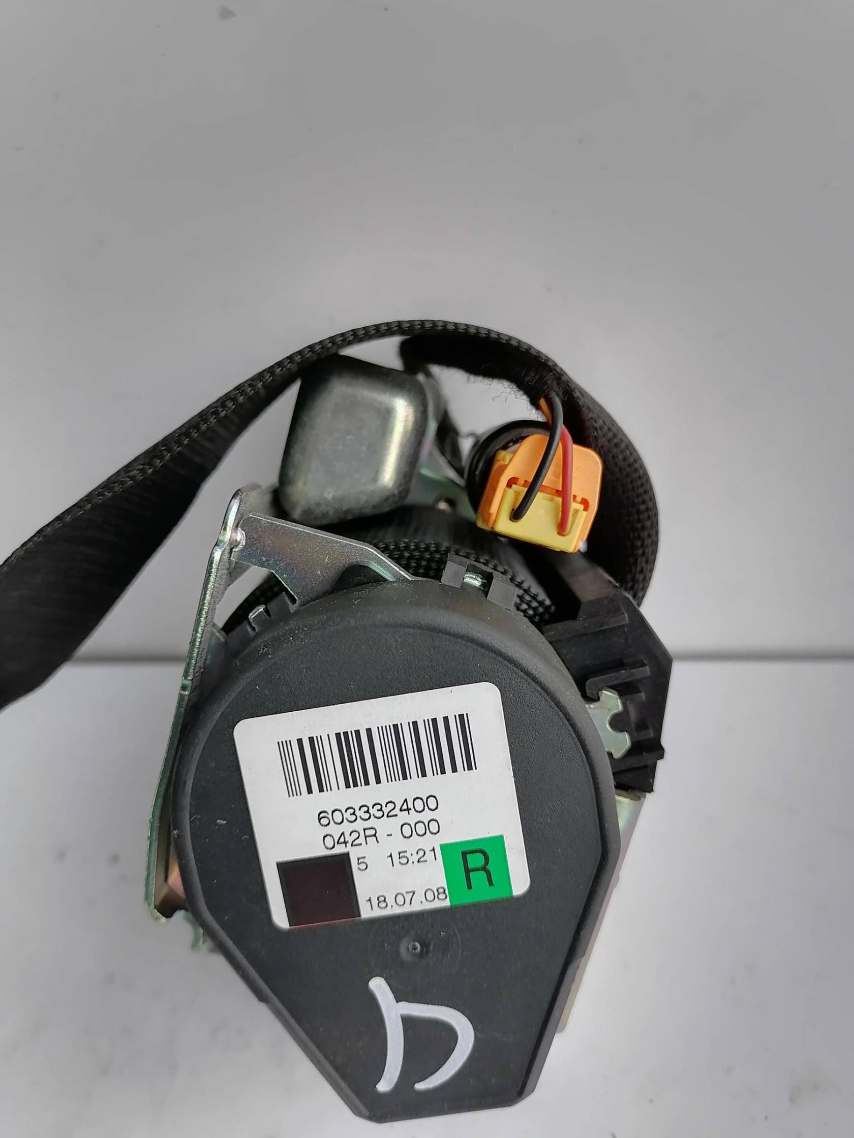 Cintura di sicurezza post. dx.